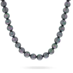 ALEXANDER – Perlekjede med sorte perler – 8 mm