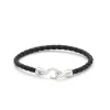 Alexander Lynggaard – Bolo Leather Singel armbånd – 4 mm – Sort