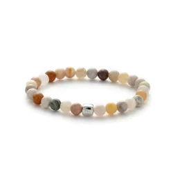 Alexander Lynggaard – ColorUp Bamboo Leaf Agat armbånd – 6 mm
