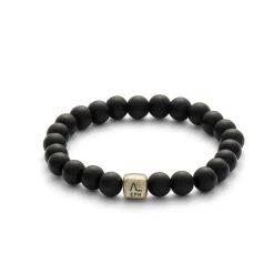 Alexander Lynggaard – ColorUp Matt Onyx armbånd – 8 mm
