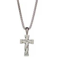 Alexander Lynggaard – Hope Twisted Cross Halssmykke i sølv