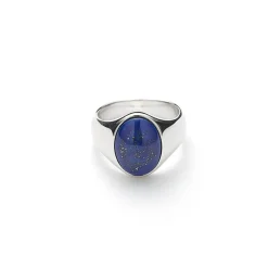 Alexander Lynggaard – Hope Oval Signet Ring – Lapis