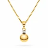 Arne Nordlie – Anheng i 14k gult gull med diamant 0,02ct