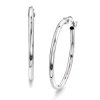 Arne Nordlie – Rund creol i hvitt gull – 20 mm