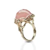 Arven – Bon Bon Royal gullring med rosa kvarts