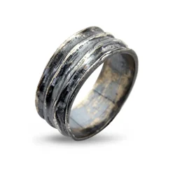 By Birdie – Herrering Mountaineer i sølv