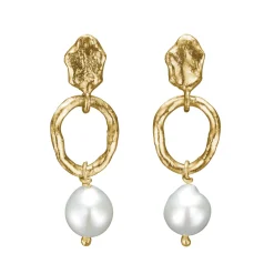 By Birdie – Ørepynt – Ellen Golden Pearl