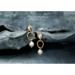 By Birdie – Ørepynt – Ellen Golden Pearl