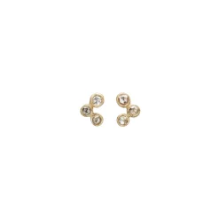 By Birdie – Ørepynt Elisabeth med 3 stk rose cut diamanter