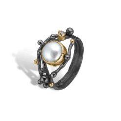 By Birdie – Ring Urban Harlem Buds Pearl