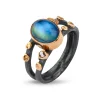 By Birdie – Sølvring Cara Rainbow Moon