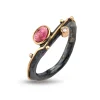 By Birdie – Sølvring Louise Red Tourmaline