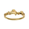 byBiehl – Jungle Ivy Ring gold – forgylt sølvring