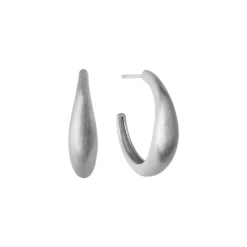 byBiehl – Ocean Flow Hoop Medium i sølv