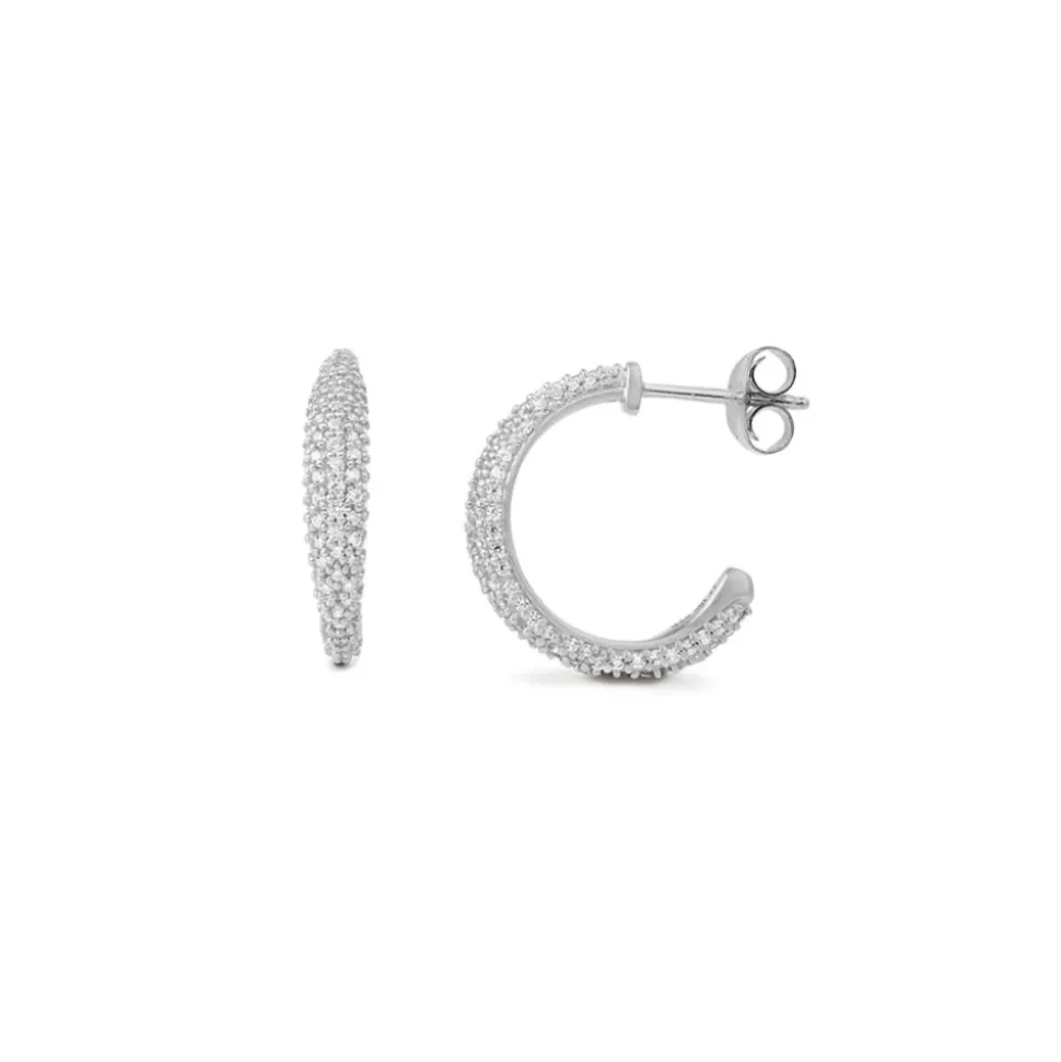 ByBiehl – Ocean flow sparkel hoops – Medium