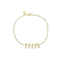 byBiehl – Together Family 5 gold – Armbånd i forgylt sølv