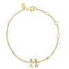 byBiehl – Together My Love armbånd i forgylt sølv