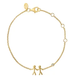 byBiehl – Together My Love armbånd i forgylt sølv