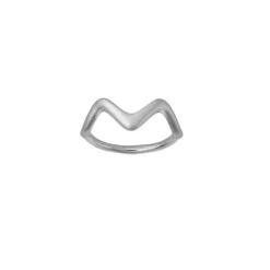 byBiehl – Wave ring small i sølv