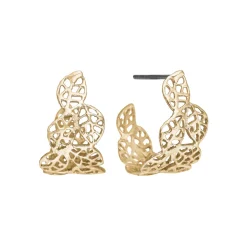ByBirdie – Ørepynt Autumn Leaves Creol gull – 20 mm
