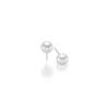 Classic by Gulldia – Ørepynt i sølv med perle, 8 mm