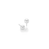 Classic by Gulldia – Ørepynt i sølv med perle, 7 mm