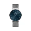 Daniel Wellington – Classic Sterling Silver – Blå 40 mm