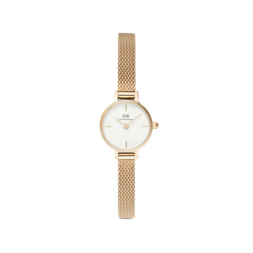 Daniel Wellington – Petite Mini Champagne/hvit 19 mm