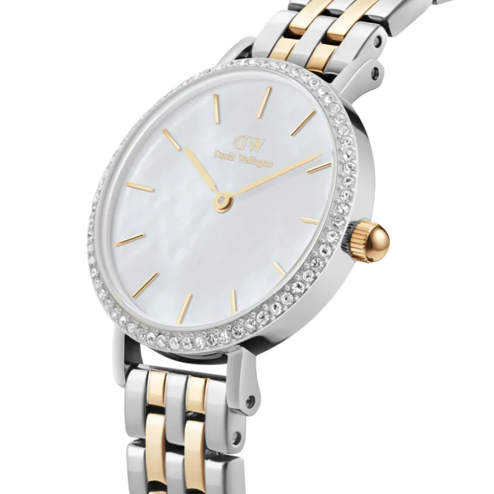 Daniel Wellington – Petite Lumine Bezel 5-Link Two-Tone Mother of Pearl – 28mm