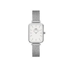 Daniel Wellington – Quadro Pressed Sterling Silver 20X26mm White