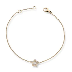 Diamonds by Frisenberg – Armlenke i gult gull med 10 diamanter, totalt 0,08 ct TW/SI
