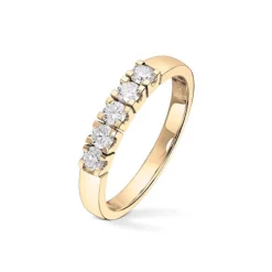 Diamonds by Frisenberg – Alliansering 5 x 0,10 ct TW/SI