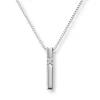 Diamonds by Frisenberg – Allianseanheng i hvitt gull med 1 diamant, 0,03 ct