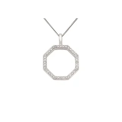 Diamonds by Frisenberg – Anheng i 14K gult/hvitt gull m/diamanter