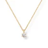 Diamonds by Frisenberg – Anheng i gult gull med diamant inkludert gultgull kjede.