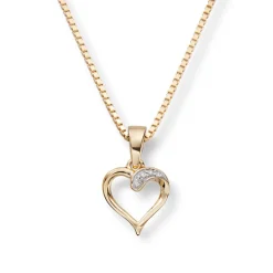 Diamonds by Frisenberg – Anheng i gult gull med diamanter