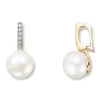 Diamonds by Frisenberg – Anheng i gult gull med diamanter og perle