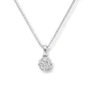 Diamonds by Frisenberg – Anheng i hvitt gull med diamanter, totalt 0,35 ct