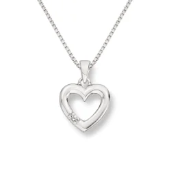 Diamonds by Frisenberg – Anheng i hvitt gull og diamant m/kjede