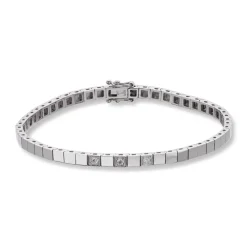 Diamonds by Frisenberg – Allianse armlenke i hvitt gull med diamanter – Totalt 0,09 ct