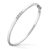 Diamonds by Frisenberg – Armring i 14k hvitt gull – Allianse m/3 x 0,10 ct diamant TW/SI