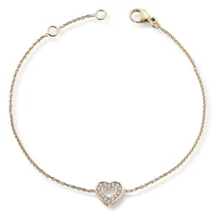 Diamonds by Frisenberg – Armlenke i gult gull med14 diamanter, totalt 0,10 ct TW/SI