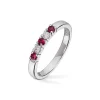 Diamonds by Frisenberg – Alliansering med 2 x 0,05 ct TW/SI og rubin