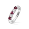 Diamonds by Frisenberg – Alliansering med 2 x 0,10 ct TW/SI og rubin