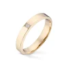 Diamonds by Frisenberg – Alliansering – Gult gull med 0,03 ct TW/SI – Kraftig ringskinne, håndlaget ved eget verksted