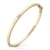 Diamonds by Frisenberg – Armring i Gult gull- Allianse m/1 x 0,10 ct diamant TW/SI