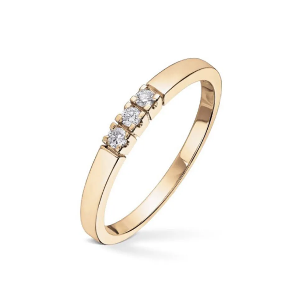 Diamonds by Frisenberg – Alliansering 3 x 0,03 ct TW/SI