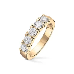 Diamonds by Frisenberg – Alliansering 5 x 0,25 ct TW/SI