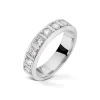 Diamonds by Frisenberg – Alliansering-Hvittgull 7×0,10 ct TW/SI-Kraftig ringskinne-Håndlaget ved eget verksted