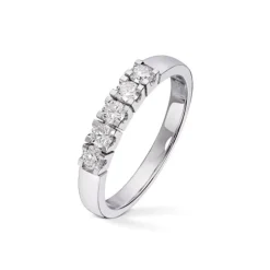 Diamonds by Frisenberg – Alliansering 5 x 0,10 ct TW/SI